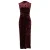 Fluwelen maxi-jurk voor dames Superdry