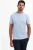 No Excess T-Shirt ronde hals blauw, Effen