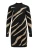 OBJECT Gebreide jurk ‘OBJRAY’  beige / zwart