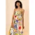 Oilily linnen maxi jurk multi