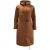 Jack Wolfskin Tech Lab dames bruine trenchcoat