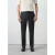 Mango Man slim fit chino met linnen – marineblauw