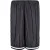 Urban Classics Heren Mesh Gestreepte Shorts (Zwart/Wit)