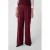 comma casual identity wide leg regular waist broek donkerrood