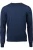 Stenströms Sweatshirt ronde halsblauw, Effen