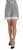 Dolce & Gabbana Vrouwen Zwart-Wit Gestreepte Zijden Shorts