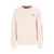 TYGO & vito rechtvallende sweater met print – ecru
