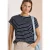 Shirt met ronde hals en strepen