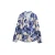 Plissé 3/4 Mouw Blouse Met V-Hals Dames Tom Tailor
