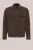 WE Fashion – Heren regular fit overshirt met rits en borstzakken – Regular fit – Donkerbruin – Katoen –