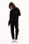 JUSTEVER Relaxed Fit, Verhoogde, Fleecegevoerde Zwarte Dames Trainingsbroek – Echo