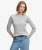 Athletic Essentials Pointelle Halve Mouw Top Grey