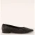 Charlotte Pointed flats van leder in donkerbruin