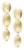 LOTT. gioielli Oorbellen Dames Cl Earring Waterfall Of Stones S, Kleur: Goudkleurig