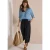 Cecil Dames 3/4 broek Wide Leg in Loose Fit in Zwart