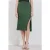 Textured Midi Rok met Kettendetail