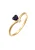 Elli DIAMONDS Ring  blauw / goud