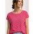 Shirt met korte mouwen en gestreept patroon