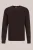 WE Fashion – Heren regular fit trui met structuur – Regular fit – Donkerbruin –