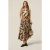 Oltre Patterned Poplin Dress Beige
