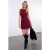 TRENDYOLMİLLA Dames Bordeaux Effen Kort / Mini Mouwloos Avond / Dagelijks A-lijn Jurken