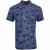 Puma x PTC Palm Print Korte Mouw Collared Navy Heren Golf Poloshirt 537334 02