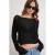 Gehaakt Crop Top met Boot-Hals