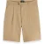Scotch & Soda Pleated Wide Fit Cotton-twill Bermuda Short Soft Camel
