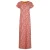 Weird Fish Dames/Dames Mirren Maxi Dress Met Overall Print (Tango rood)