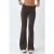 Geribbelde Elastische Flared Broek