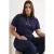 Trendyol Curve Dames Donkerblauw Colorblock Kort Getailleerd Grote maten Blouses