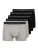 Nur Der Boxershorts ‘ Organic Cotton ‘  grijs gemêleerd / zwart