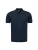No Excess Pullover Short Sleeve Polo Button Solid Deep Blue  2XL