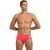 Arena Men’s  One 12cm Swim Briefs Big Log Fluo Red Silver