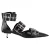 Balenciaga Ceintuurbuckle Stiletto Hakken in Zwart Leer