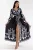 Florale Maxi Jurk met V-hals en Strikdetail