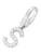 Giorgio Martello Milano Hangers  transparant / wit