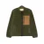 Kort pluche jack met contrasterende borstzak Revolution