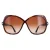 Tom Ford Rosemin FT1013 52F donker havana bruin gradiënt zonnebril