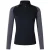 Canterbury Dames Elite Quarter Zip Basislaag Top (Zwart/Magnaat Marl)