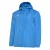 Umbro Waterdichte jas met capuchon voor kinderen (Ibiza Blauw/Briljant Wit)