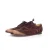 Gucci Suede wingtip derby met lichte neuzen.
