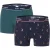Happy Shorts Kerst boxershorts 2-pack heren cool rudolph