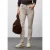 Street One Dames Slim Fit gecoate broek in Beige