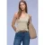 Street One Dames Basic top in effen kleur in Beige