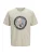 JJ Rebel Shirt ‘JREBBASTIAN’  ecru / lichtblauw / zwart / wit