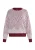 usha WHITE LABEL Trui ‘Iridia’  kersrood / wit