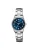 Q&Q Analoog horloge  blauw / zilver
