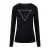 T-shirt col v col rond met driehoeklogo voor dames Guess Kiara