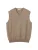 GOBI Cashmere Bodywarmer ‘Men’s Essential V-Neck Cashmere Vest’  donkerbeige